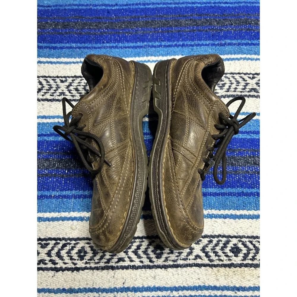 Merrell World Era Dark Earth Brown Leather Oxford Outdoor Lace Up Men's Size 11